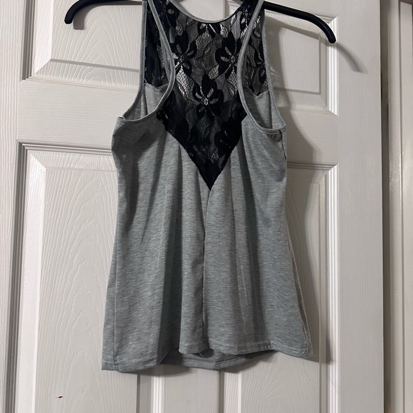 Harley skull tank top with lace back - Picture 2 of 2